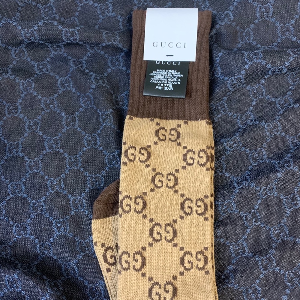 Authentic Gucci GG Socks